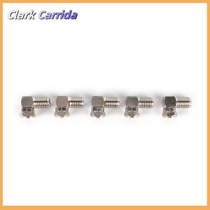 [Clark Carrida] 5 chiếc đầu nối đồng trục 90 độ góc phải Bộ chuyển đổi f đực sang F cái RG6 rg5