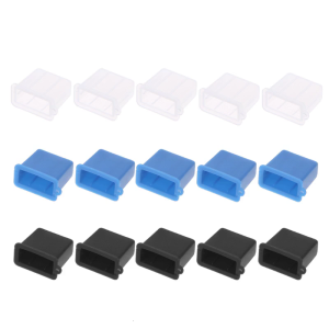 5Pcs USB Type A Male Anti-Dust Plug Stopper Cap Covers Protector Plastic