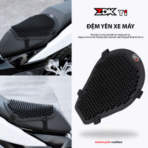 Đệm ZDK Y2 Cao Su Gắn Yên Sau Xe Máy Chống Ê Mông Thoáng Mát Thoải Mái Sử Dụng Cho Shipper Đi Phượt