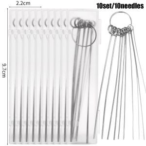 30Sets Showerhead Cleaning Needle Stainless Steel Anti-clogging Shower Head Cleaner Mobile Phone Hole Gap Cleaner Gap Wash Tool