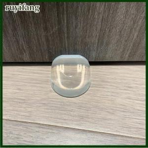 ruyifang Door Stopper No Need Punch Self Adhesive Anti-Collision Door Holder Catch Door Stop for Home Office Protect Walls and Furniture