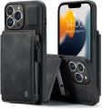 SWP Case for iPhone 13 Pro Max 5G, Wallet Case w/ 3 Card Slots [RFID Blocking] [1 Money Pocket], Credit Card Holder Cases w/Wristlet Zipper Wallet for iPho. 