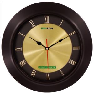 Jam Dinding Edison Sweep ES 321 AL TX Timbul Diameter 330mm 33cm