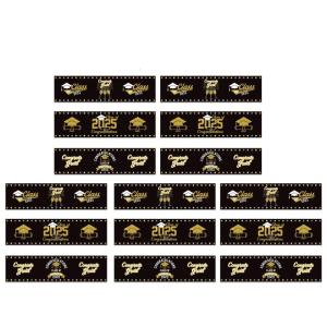 Set of 15 Stylish Graduation Party Bottle Sticker Durable Adhesive Labels for Personalizing at Celebration