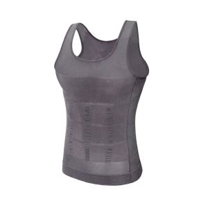 Men’S Body Shaper Compression Vest Men Singlet Slimming Shapewear Comfortable And Seamless