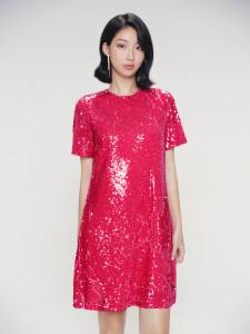 Đầm kim sa ngắn | Mauve Holly dress