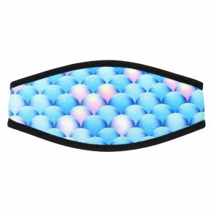 OUREAL Vải Neoprene Dây đeo khẩu trang Bảo vệ tóc Hình Dáng Rộng Dây đai cầm nắm Khô nhanh Sử dụng khi lặn Khăn quấn đầu Lặn với ống thở