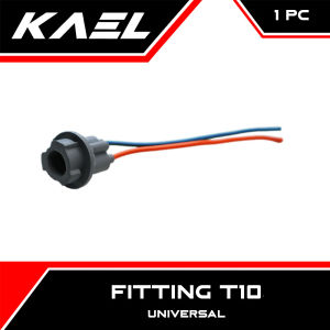 Fitting T10 Universal Fiting Piting Pitting Soket Socket Lampu Bohlam Sein Sen Retting Ritting Kilo Meter Kilometer Untuk Semua Jenis Motor Kaki 3 4