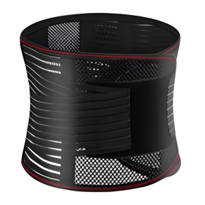 Heat-Pressed Mesh Breathable Waist Belt Waist Support Belt Waist Lumbar Back Brace Pain Relief Slimming Tummy Control Body Shaper