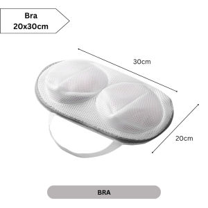 Ready Stock Fine Mesh Thick Laundry Bag with Zip Anti Deformation Washing Machine Washer Household Underwear Lingerie Jacket Jeans Pants Shirts Bra Laundry Set Wash Clothes Protection Net Bag Tebal Beg Dobi Cuci Baju Putih Mesin Basuh