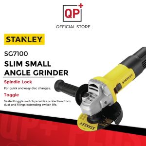 [EXCULSIVE MODEL] STANLEY SLIM 4" SMALL ANGLE GRINDER  SG7100 750W 100MM 12000RPM l PENGISAR l 研磨机