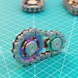 Sprockets Flywheel Fingertip Gyro Sprockets Chains EDC Metal Toy Gear Chain Drop Ship Sproket Roadbike Spinner