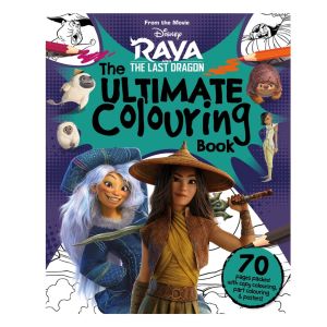 Raya & The Last Dragon Disney Ultimate Colouring Activity Book With 72 Pages for Children