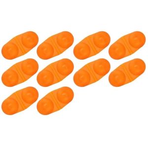 FIGHTINPC Không thấm nước Lục lạc đôi câu cá Ếch thu hút Chống gỉ Chuông vòng câu cá Phụ Kiện Câu Cá Nội tuyến Hạt chuông câu cá Thiết bị thu hút câu cá biển