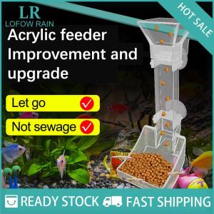 LF Wholesale✨Flash Sale ✨ Aquarium Transparent Feeding Tube Set Acrylic Aquarium Feeder Shrimp Feeder Feeding Container Accessories Tools