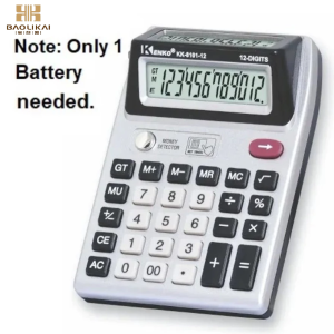 (Baolikai) One Battery Electronic Calculator Display with Money Detector Dual Display Scientific Calcul