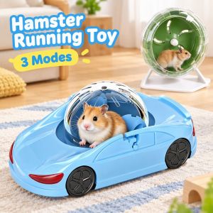 Hamster Running Ball Car 3 Modes Exercise Wheel Toy Small Pet Fun Play Toy For Hamster Breeds