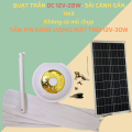 Quạt Trần DC 12V/24V-28W Sử Dụng Năng Lượng Mặt Trời Đường Kính Khoảng 1m2. 