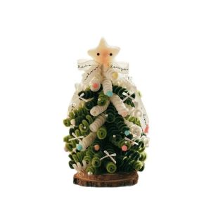 YOUSHI TOP Làm thủ công Đồ trang trí Giáng sinh Có Ánh Sáng An toàn Đồ trang trí Giáng sinh để bàn Đồ thủ công cho trẻ em Bộ dụng cụ trang trí cây thông Noel Giáng sinh