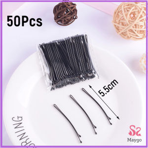 กิ๊บดำ 50 ชิ้น กิ๊บดำติดผม ทรงผมเรียบง่ายคลิปเล็ก วัสดุดีเยี่ยม hair clip