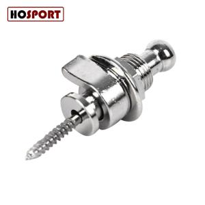 HOSPORT Electric Guitar Strap Lock Button Anti-slip Belt Locks Nails for All Acoustic Electric Bass Guitar Strap
