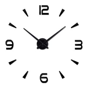 Jam Dinding DIY / Jam Tempel Dinding Analog 3D Giant Modern Clock - zansenShop