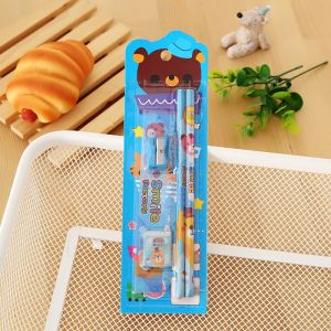 Kid Pencil ruler Stationery Set For Kids 9in1 Stationery Set Cartoon Stationery Set for Writing Student Gift Pencil