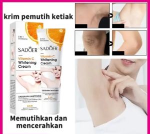 ORI Vitamin C Whitening Cream Underarm 50 Gr / Krim Pemutih Ketiak Alami Pemutih Badan Pemutih Selangkangan Permanen Lebih Cepat / Cream Pemutih Leher Pencerah Sikut Krim Pencerah Bokong Penghilang Lipatan Ketiak Krim Ketiak Hitam
