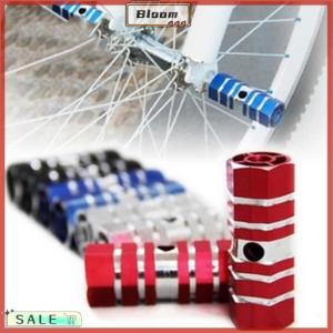 Follow Get New[Bloom Z] 2pcs BMX Mountain MTB Bike Bicycle Alloy Axle Pedals Foot Stunt Pegs