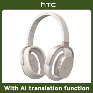 HTC HP07 AI Translate Headset Open-Ear Wireless Headphones Airy Foldable Bluetooth V6.0 for PC Laptop Phone TV Ultralight Hollow 10 minutes of charging for 3 hours of battery life