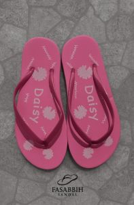 Sandal Jepit Wanita Motif Bunga-Daisy Kekinian