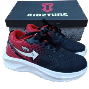 Sepatu Sekolah Anak Laki Laki Warna Hitam Perekat Usia PAUD TK SD SMP-KIDZTUBS1719