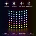 BTF-LIGHTING WS2812B RGB 5050SMD Individually Addressable Digital 16x16 256 Pixels 6.3in x 6.3in LED Matrix Flexible FPCB Dream Full Color Works with K-100. 