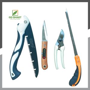 (Freeship) Combo Dụng Cụ Làm Vườn Cây Cảnh Bonsai (Cưa Gập SK5 Kéo Cắt Cành Dao Ghép Cành và Cưa Lách New) - Dụng Cụ Bonsai Hàng Nhật