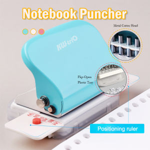 Paper Puncher Handheld Metal Round Hole 6 Hole for for A4 A5 B5 Notebook Scrapbook Staplers & Punches