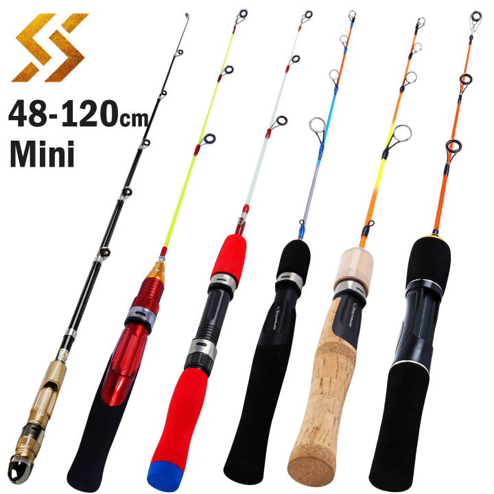 Sougayilang Fishing Rod Shrimp Ice Fishing Pole  64cm/48cm/62cm/112cm/67cm/123cm Lobster Crab Loach Small Mini Fishing Rod