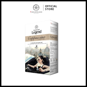 Trung Nguyên Legend - Cà phê hoà tan rang xay Cappuccino Hazelnut - Hộp 12 gói x 18gr ( có sữa)