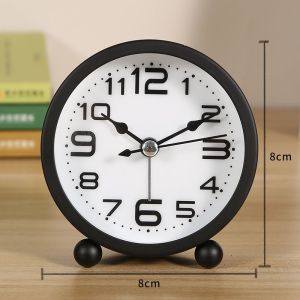 Little Alarm Clock Student Only Wake up Artifact Boy Bedside Camino Alarm Night Light Bedroom Noiseless Cute Girl