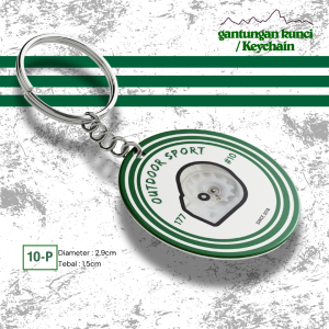 qiwiie  | Gantungan Kunci Akrilik box cnc Outdoor sport M-A-G [#10] premium quality