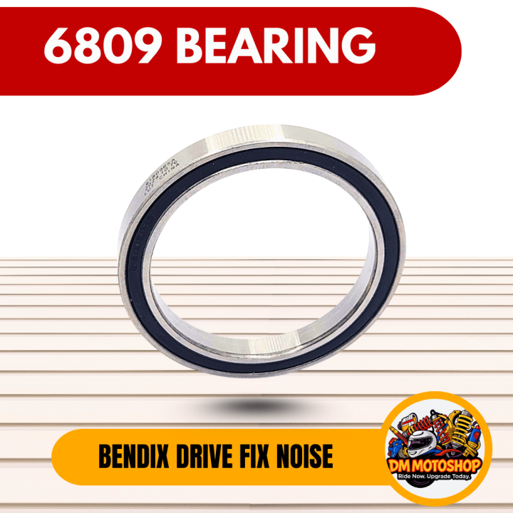 Bendix Wheel Starter Bearing 6809 for Yamaha Mio Sporty, Soulty, Nouvo ...