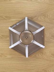 Khay đựng mứt hoa 6 cánh tự bung mẫu mới