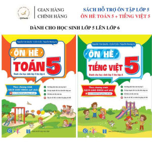 Sách - Combo Ôn Hè Toán và Tiếng Việt Lớp 5 - dành cho học sinh lớp 5 lên 6 (2 cuốn)