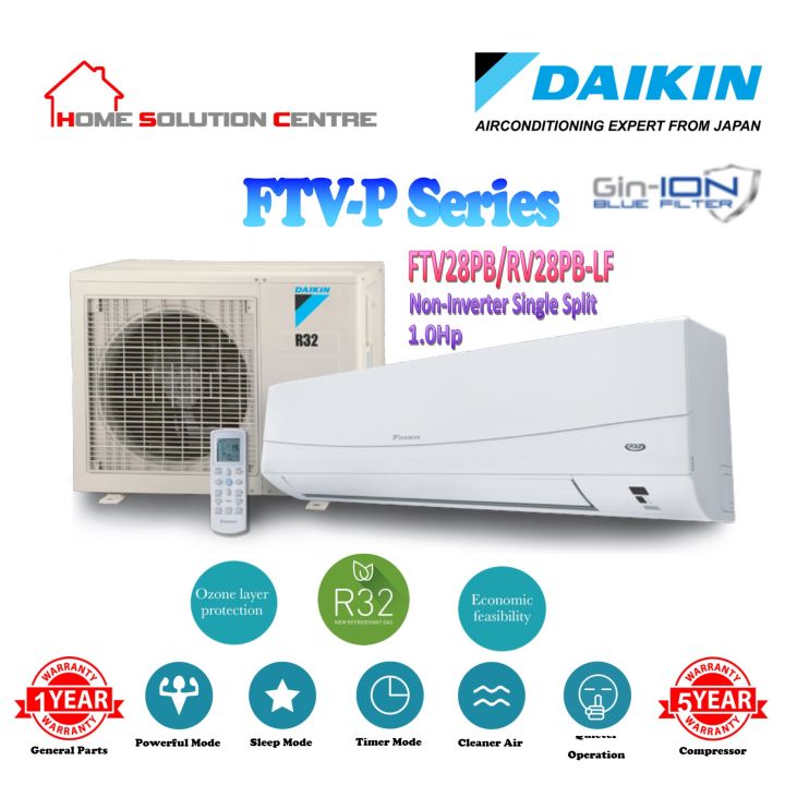 Daikin FTV28PB|FTV35PB|FTV50PB|FTV60P Air Conditioner FTV-P 1.0HP-2.5HP ...