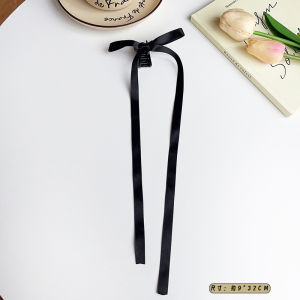 Jepit Rambut Model Simpul Pita Panjang Korea Mini Ribbon Korean Hair Claw
