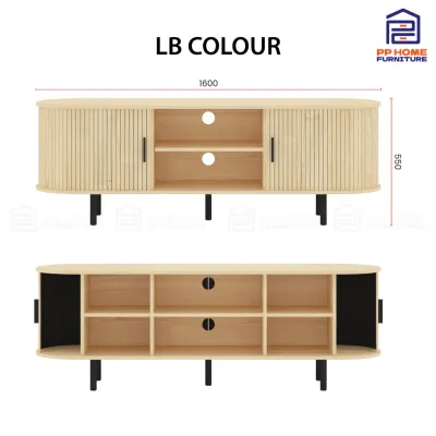 (8.8)MUJI Style TV Cabinet Kabinet TV Rak TV Cabinet TV(SKU:TV13061)