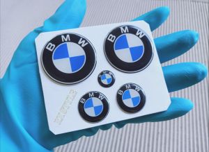 Stiker emblem BMW sticker timbul nmax aerox