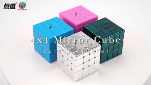 SDSX[JudyCube] Diansheng 4x4 Mirror Ball Core Cube Magnetic Magic Speed Cube Fidget Toys DianSheng Mirror 4x4 Cubo Magico PuzzleFYK