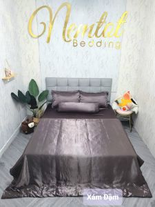🍃SIÊU MƯỢT🍃 Chăn (Mền) Phi Lụa Silk Cao Cấp Mát Mịn Chăn Chần Bông Microfiber Đắp 2 Mùa Vỏ Mền Lụa May Khóa Kéo _ Nemtot Bedding