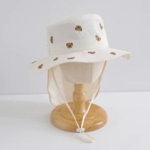 DOWNA Khô nhanh Mũ nhanh khô cho trẻ em  In hình hoạt hình Mũ chống nắng Thời trang Thoáng khí Mũ xô trẻ em Mùa hè