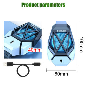 Pendingin Hp Gaming Tanpa Kabel Cooler Hp Kipas Angin Hp Fan Cooler 6500R Non Battery Charge Phone Cooler Kipas Hp Pendingin